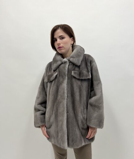 Blue Iris Overshirt Coat