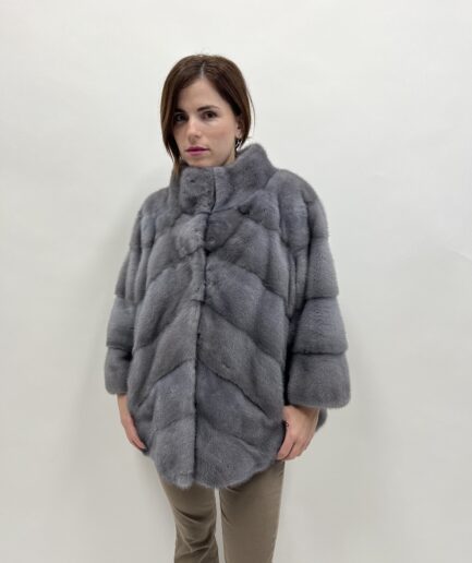 Blue Iris Diagonal Coat